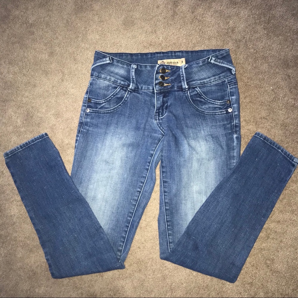 Just USA skinny jeans juniors size 3